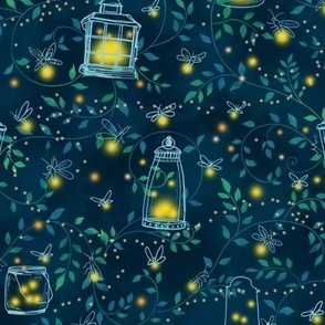 Firefly Evening Forest // smaller & darker