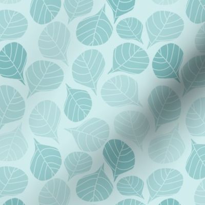 Leaf in Blue|Polkadots & Petals |Renee Davis