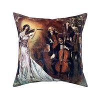 symphony orchestra violinist soloist lady woman musicians music cello violin accolades roses flowers stage performance romantic shabby chic portraits dress gowns bow ties tuxedo formal wear jackets 