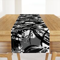 Black + White Abstract Painting