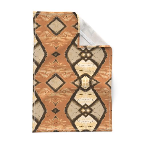  Tribal Tapa Bark Cloth-tan-vertical