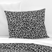 Leopard Grey Black