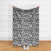 black and white pea pods | large