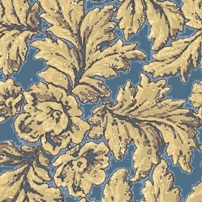 Buttercup Tapestry Copen Blue