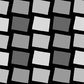Wyoming State Shape Pattern Black and White