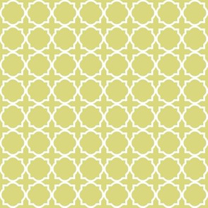 Green Quatrefoil Trellis|Whimsy Floral|Renee Davis