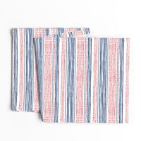 Navy red abstract mudcloth USA american national holiday 4th of july texas plaid