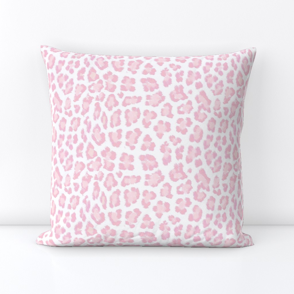 Blush leopard print pink leopard skin