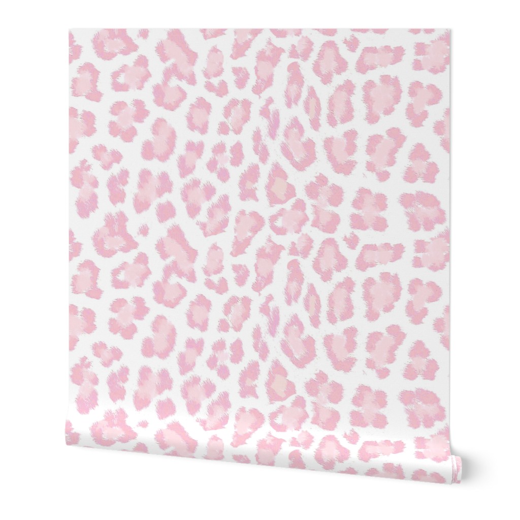 Blush leopard print pink leopard skin