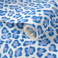 Blue leopard print 