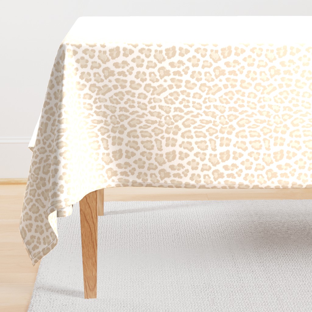 Beige natural leopard cheetah 