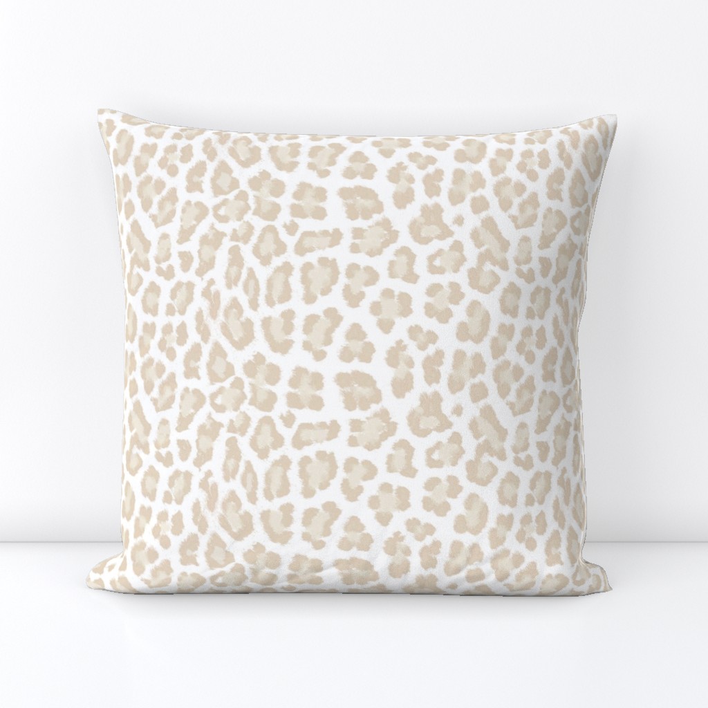 Beige natural leopard cheetah 
