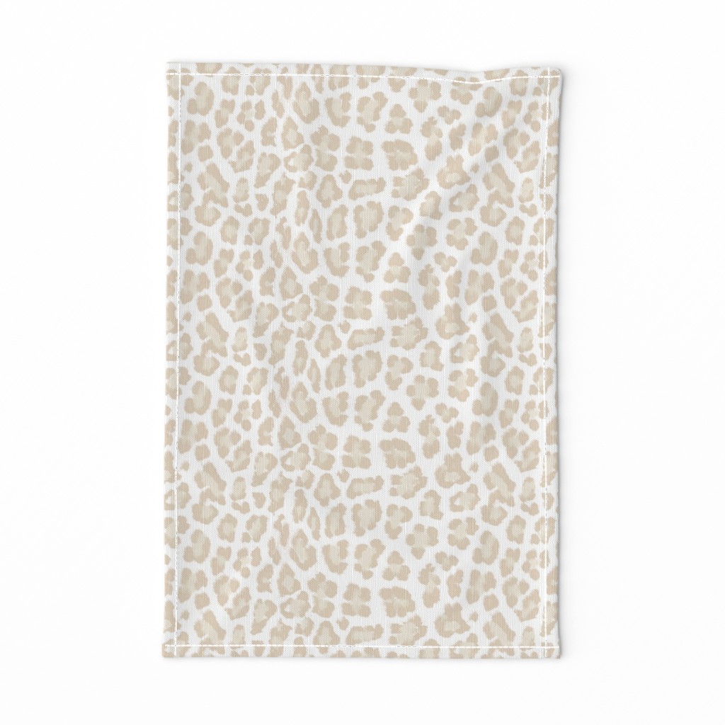 Beige natural leopard cheetah 