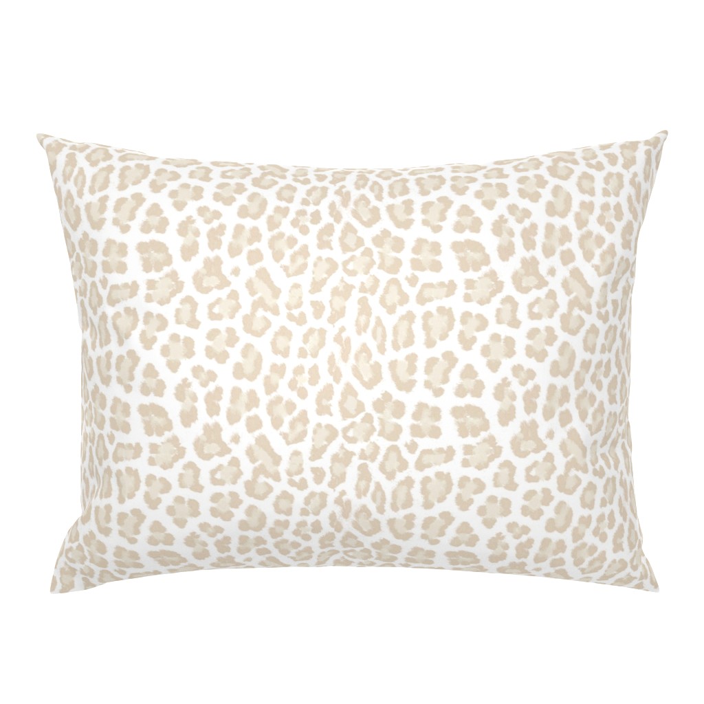 Beige natural leopard cheetah 