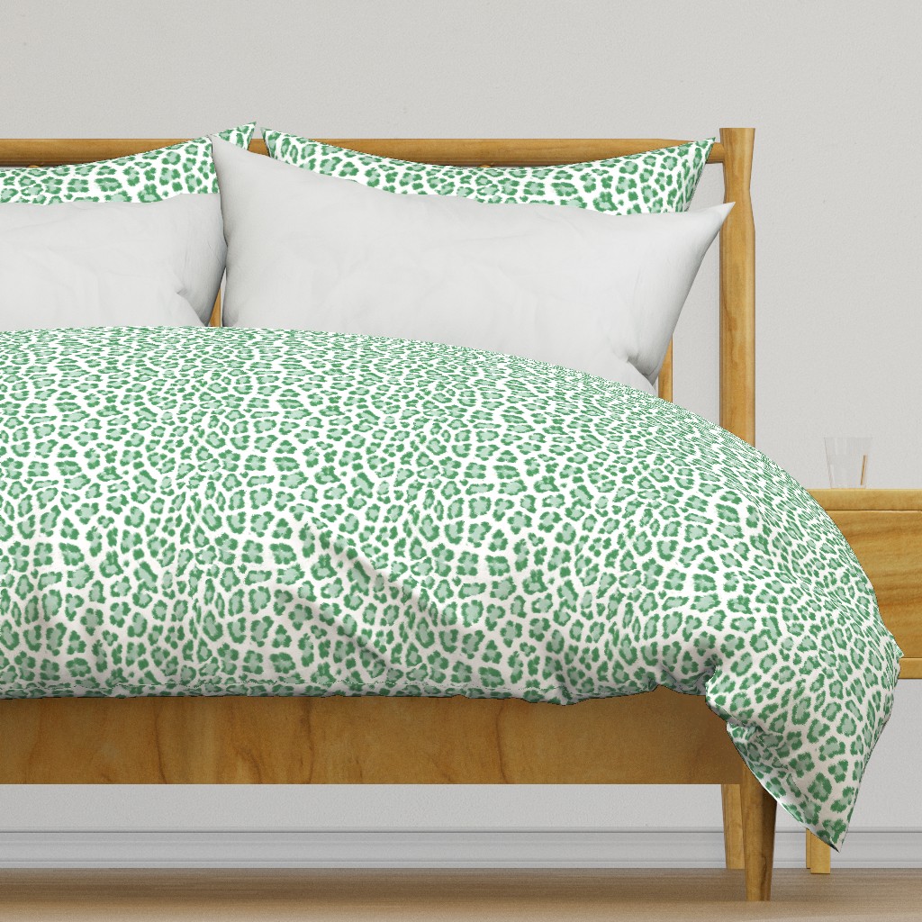 Green leopard print green cheetah