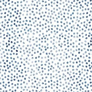 Dots on blue texture