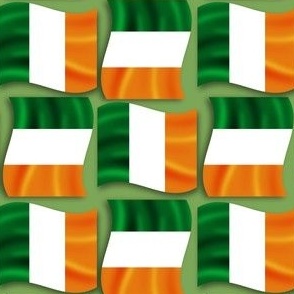 Ireland Wavy Flag