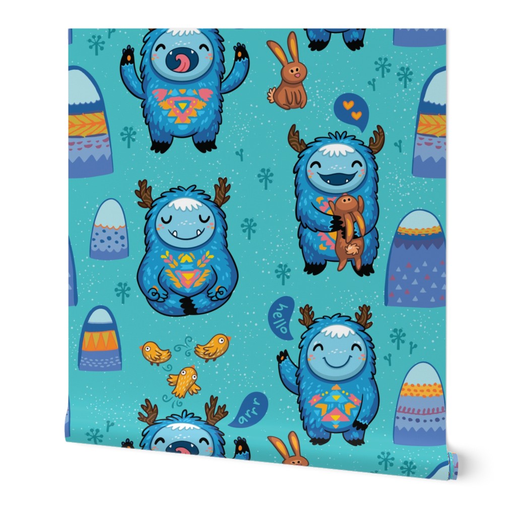 Turquoise Forest monsters small