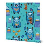 Turquoise Forest monsters small