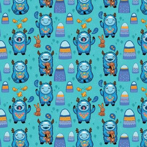 Turquoise Forest monsters small