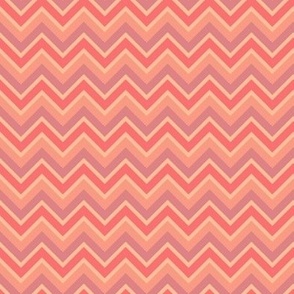 simple peach small version chevron by rysunki_malunki