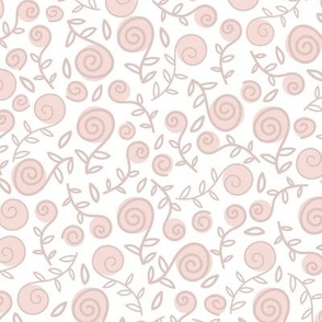 simple pink roses by rysunki_malunki