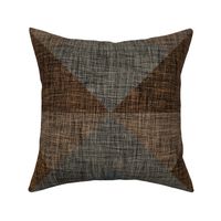 dark brown textured geometric by rysunki_malunki