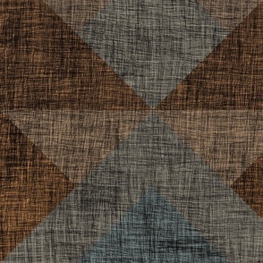 dark brown textured geometric by rysunki_malunki