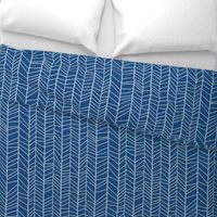 herringbone classic blue