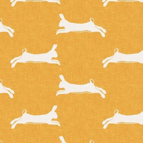 bunnies - yellow - easter hare - rabbit - LAD20
