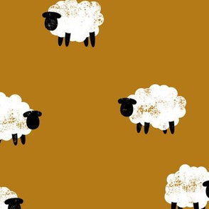 sheep - lamb spring - rust - LAD20