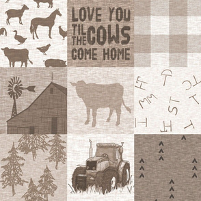 Till The Cows Come Home ~ Brown- Pattern Vinyl #V0005 – BAM Blanks and More