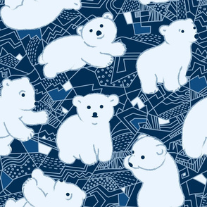 Polar Bear Cubs.        