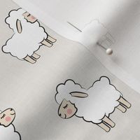 Lambs - cute lambs - sheep - stone - spring easter - C20BS