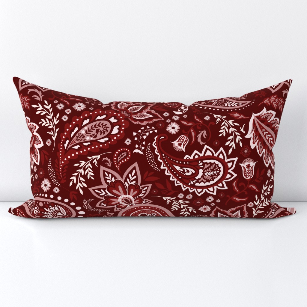 Red Soma Paisley