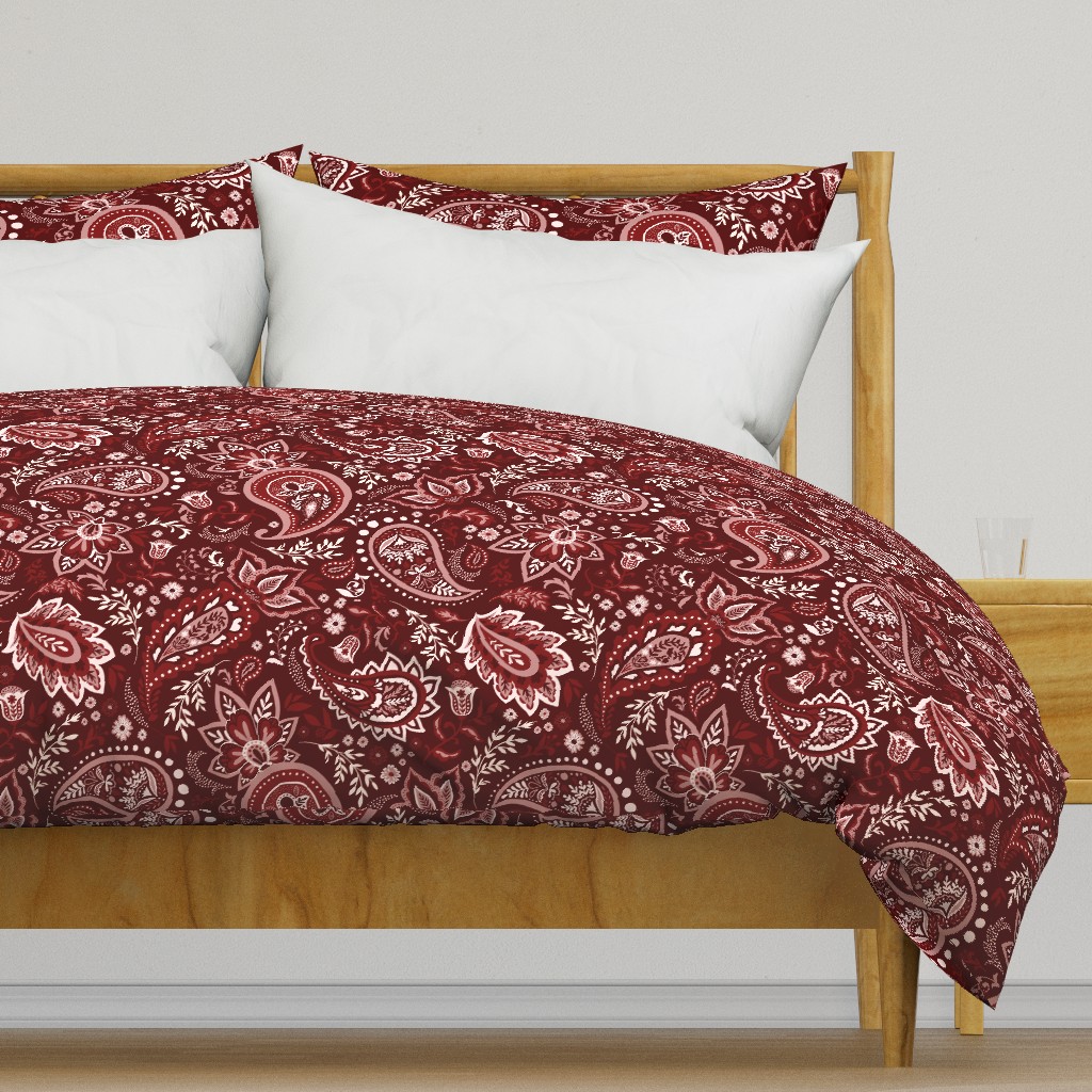 Red Soma Paisley