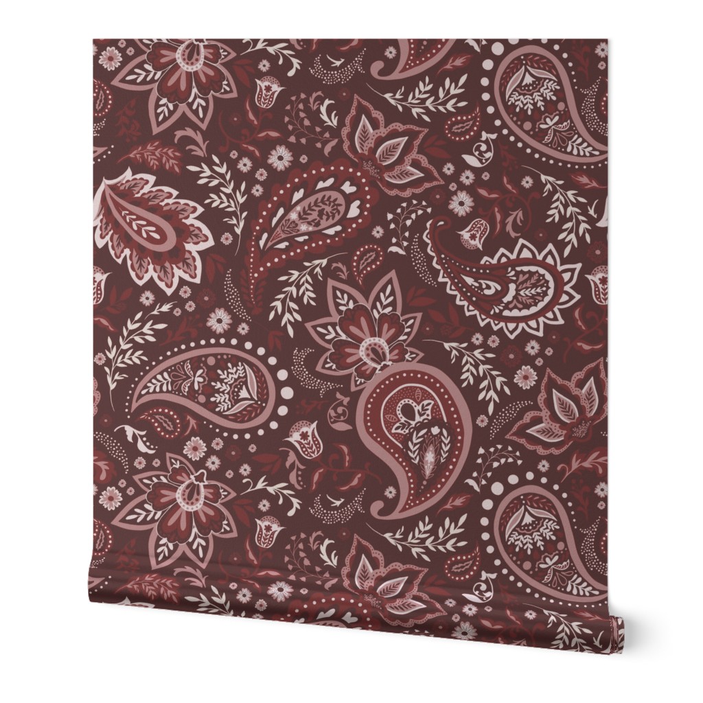 Red Soma Paisley