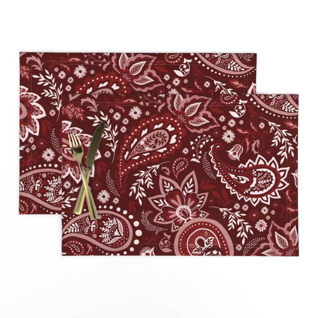 Red Soma Paisley