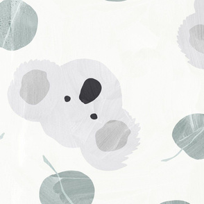 Jumbo // Australian Koala fabric duvet cover wallpaper