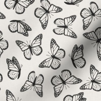 (small scale) Monarch butterflies - bone - LAD20