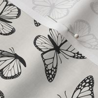 (small scale) Monarch butterflies - bone - LAD20