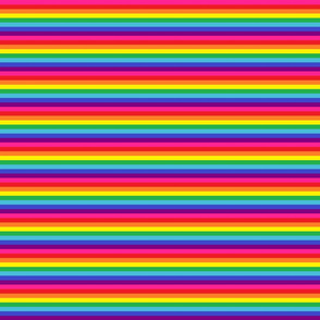 Rainbow Pride stripes (Baker) 1/4 inch