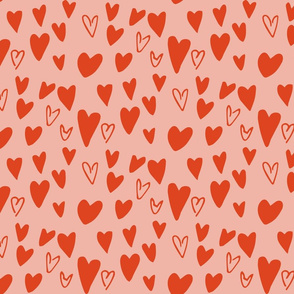 2020 valentines Heart's Red
