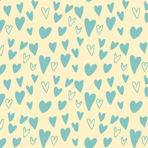 2020 valentines Heart's Blue-Pearl