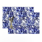  starfish navy blue Watercolor coral ocean