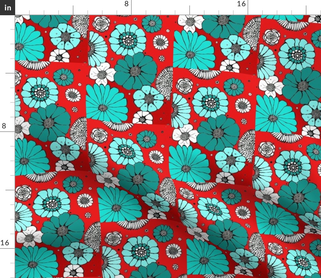 teal_red_white_black_flowers