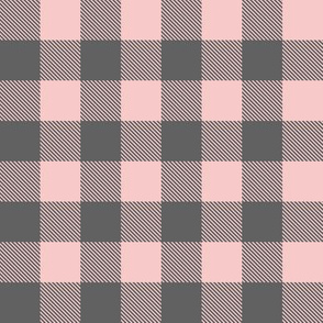 pink and grey plaid  (90) C20BS
