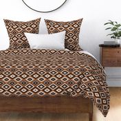 kilim print - boho, turkish rug, turkish print, kilim, baby bedding, interior design fabric, home dec fabric - mocha