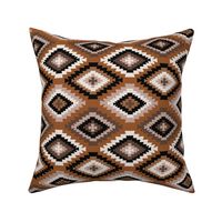 kilim print - boho, turkish rug, turkish print, kilim, baby bedding, interior design fabric, home dec fabric - mocha