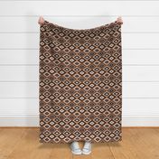 kilim print - boho, turkish rug, turkish print, kilim, baby bedding, interior design fabric, home dec fabric - mocha